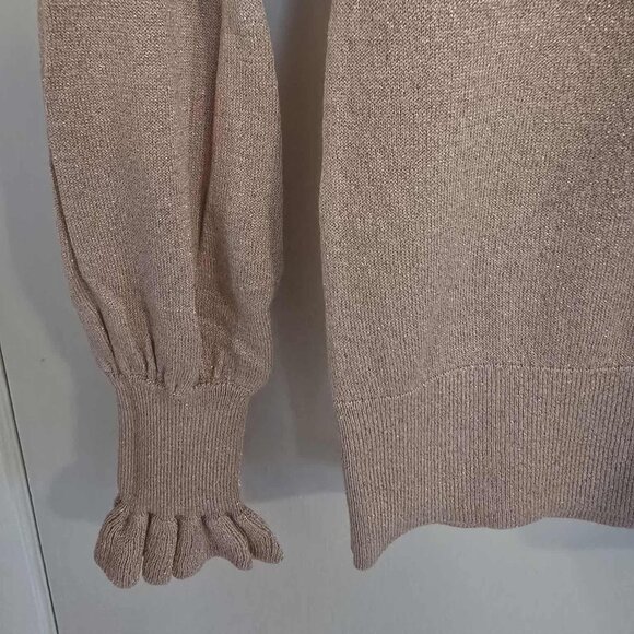 WHBM Pink Blush Sweater Mini Ruffle - Picture 3 of 3